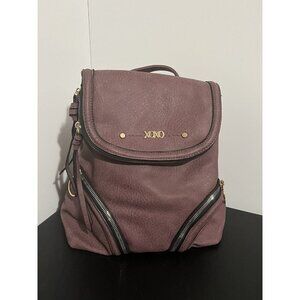 XOXO Leather Backpack Plum Color